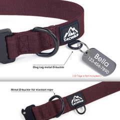 Tacwild collar tejido nailon 1000D resistente para actividad diaria