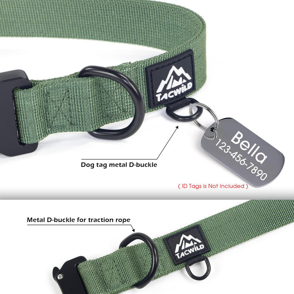 Tacwild dark-green closeup highlights premium nylon and sturdy stitching for daily adventures.