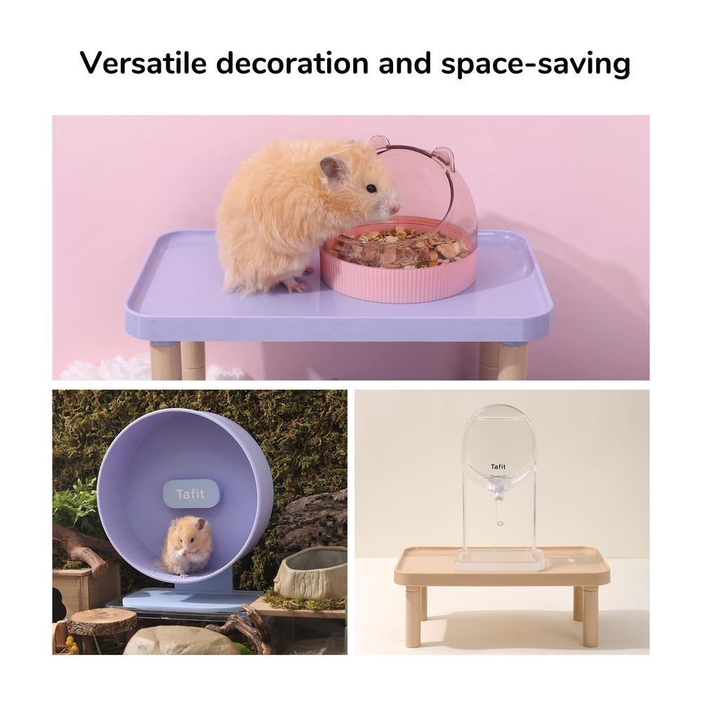 Tafit platform running and nesting arrangement illustrates versatile space use