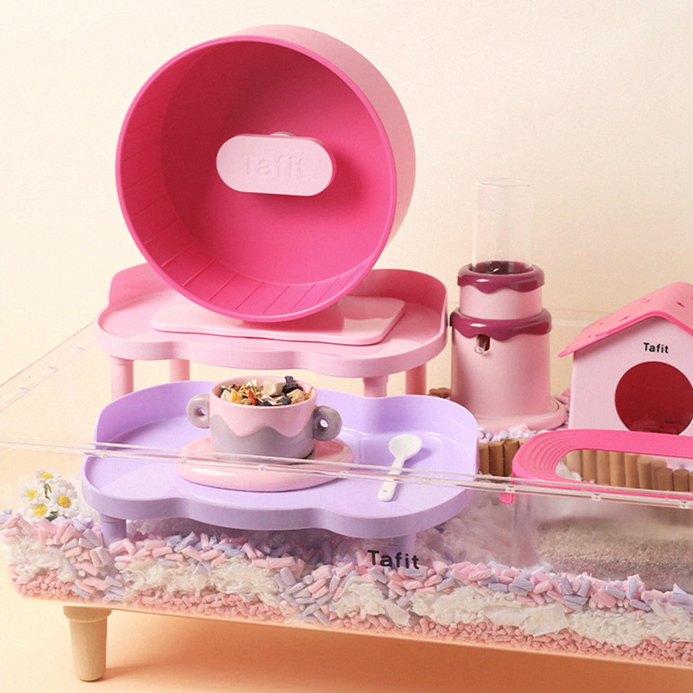 tafit hamster platform taro purple compatible with wheels and bowls.