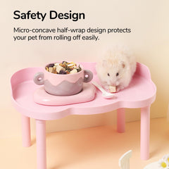 tafit hamster platform taro purple safe stable base with silicone feet.