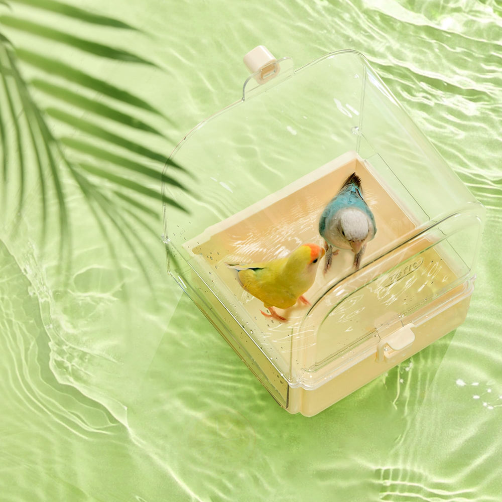 tafit leak-proof design helps contain mess inside cage