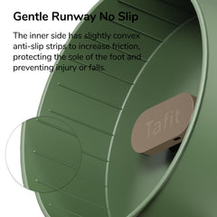 tafit-quiet-hamster-wheel-anti-slip-runway emphasizes grip and safety during exercise