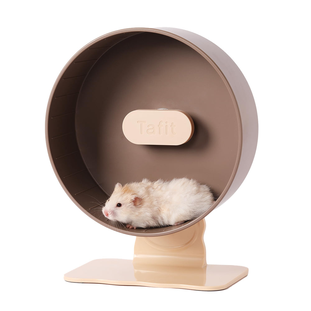 tafit-quiet-hamster-wheel-front-view silent running with 10.2-inch diameter for small pets