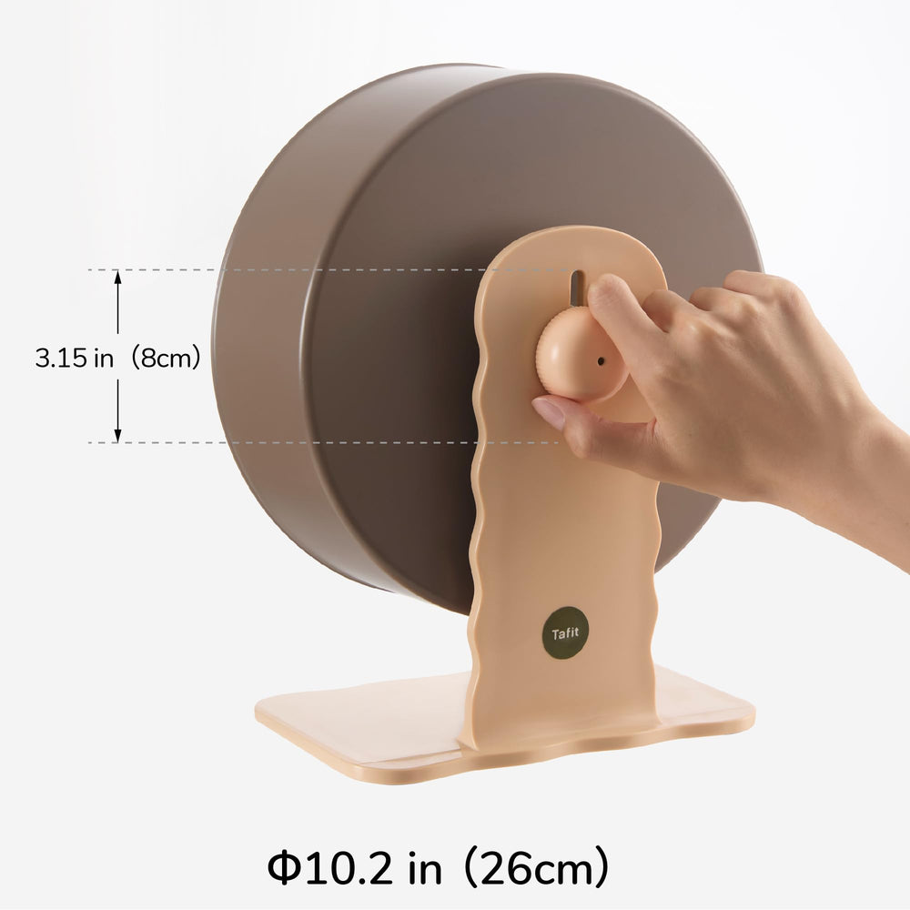 Tafit small-pet running wheel ideal for Syrian hamsters and gerbils.