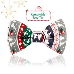 TAGATMI adjustable collar bowtie demonstrates three sizes for a snug fit