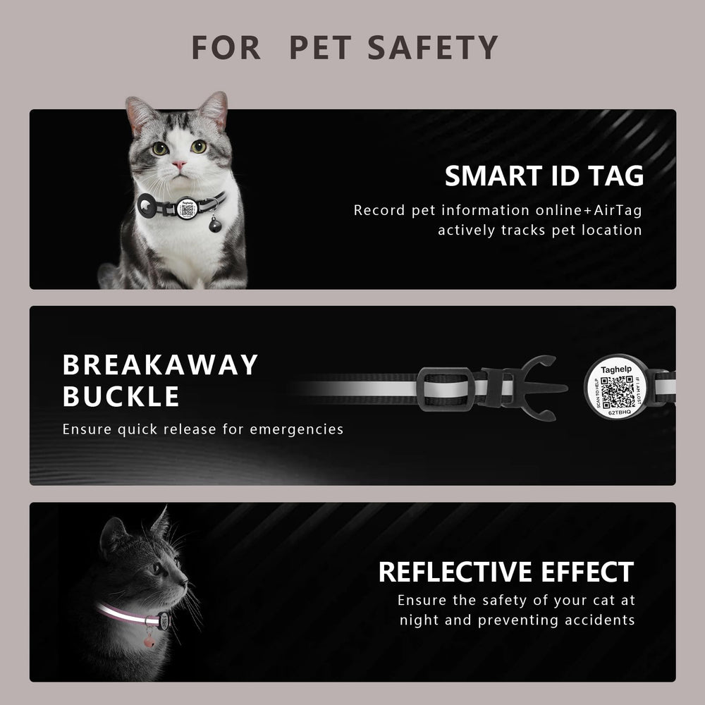 Taghelp Breakaway nylon collar purple closeup shows quick-release safety for adventurous pets.