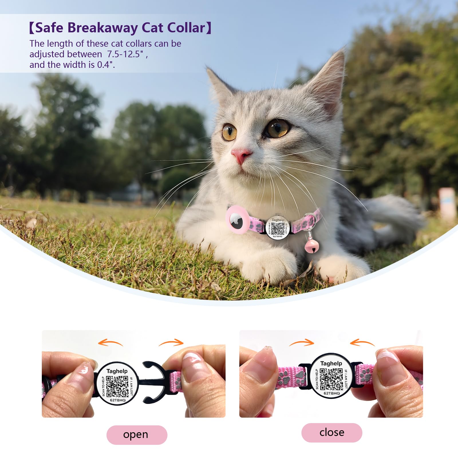 Taghelp QR code pet tag activation illustrates quick setup for recovery.