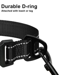 Taglory D-Ring Connection provides secure leash and ID tag attachment.