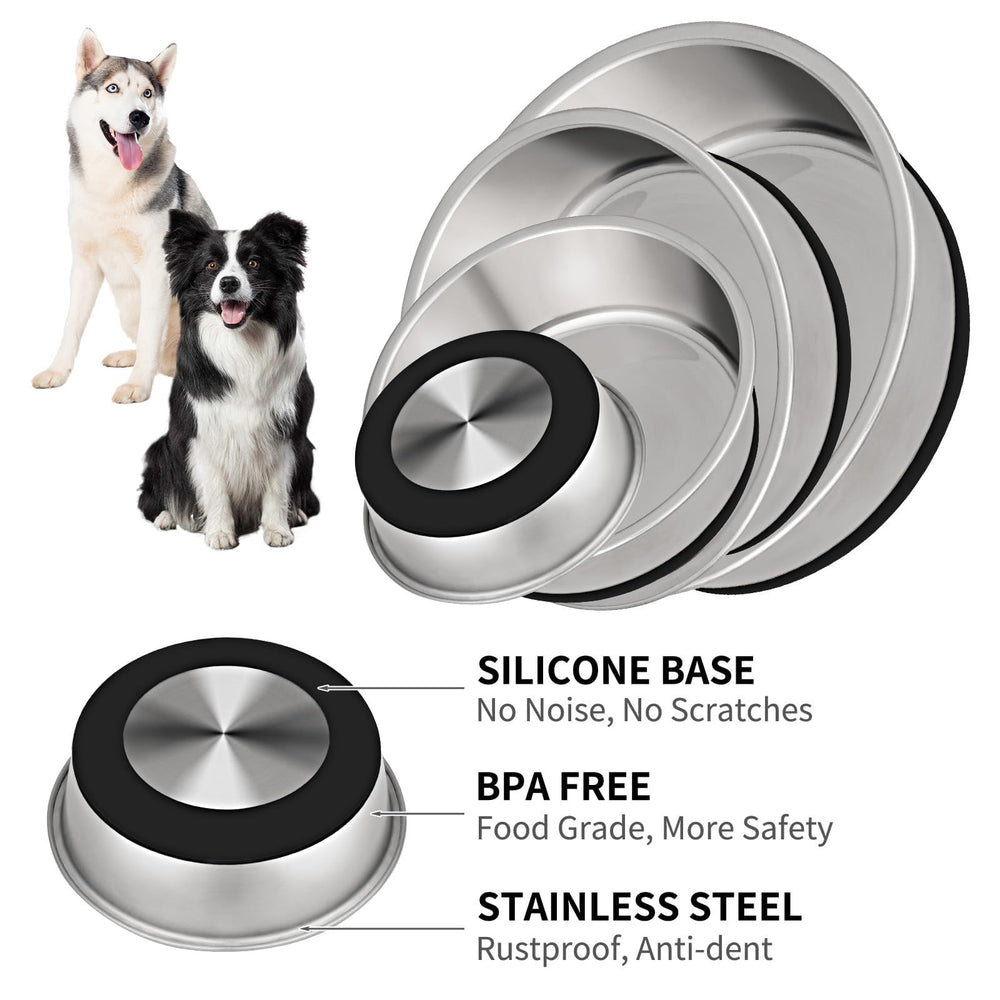 Taglory heavy-duty stainless steel bowls resist rust for daily use.