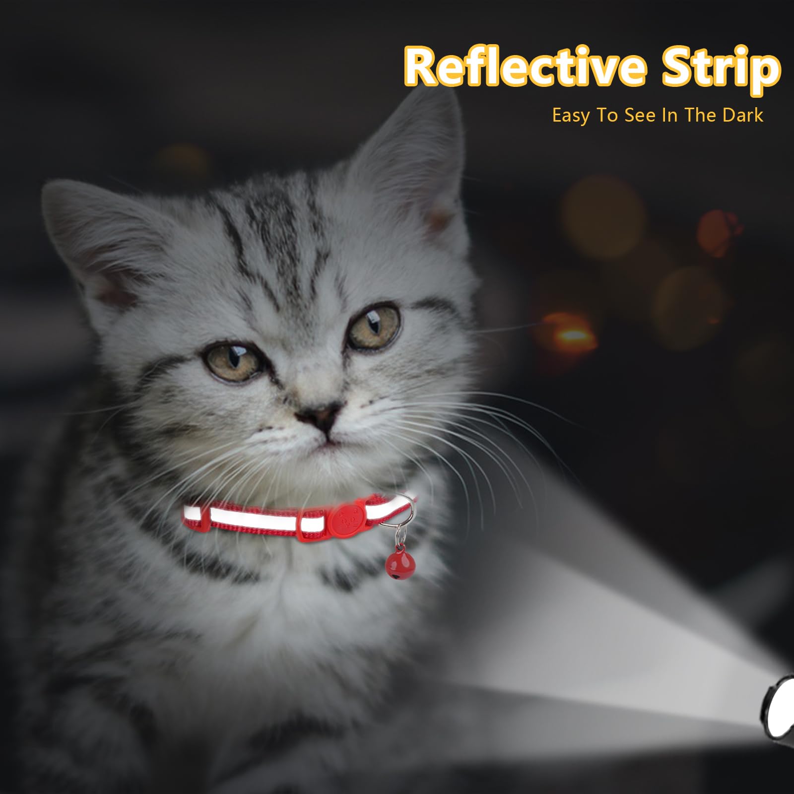 Taglory collar breakaway clasp close-up highlighting quick-release safety feature.