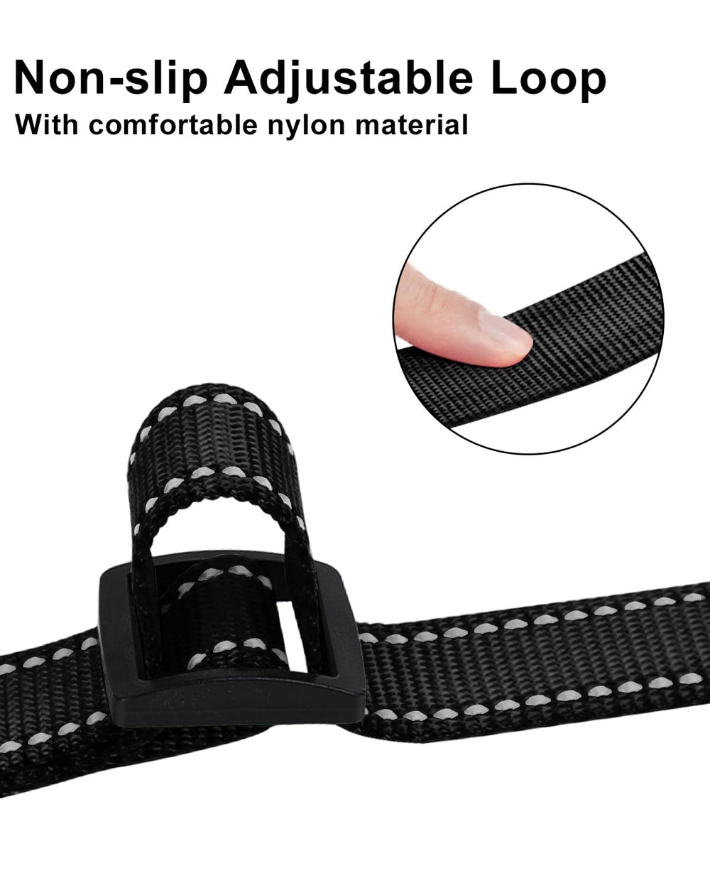 Taglory Nylon Webbing Closeup shows durable, fade-resistant fabric for daily use.