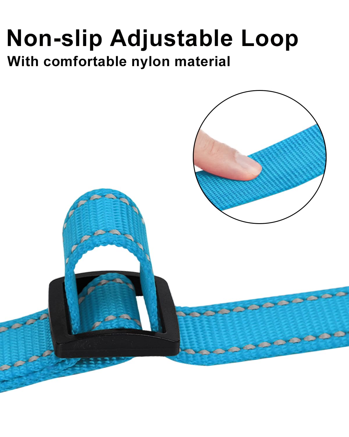 Taglory nylon webbing collar lightweight durable material