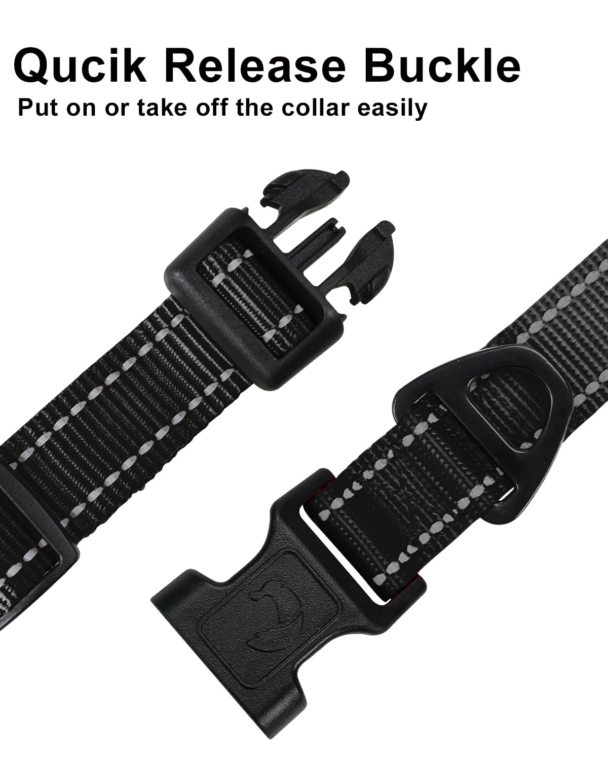 Taglory Quick-Release Buckle simplifies on/off during daily outings.