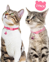 Taglory reflective cat collar stripe design enhances evening visibility