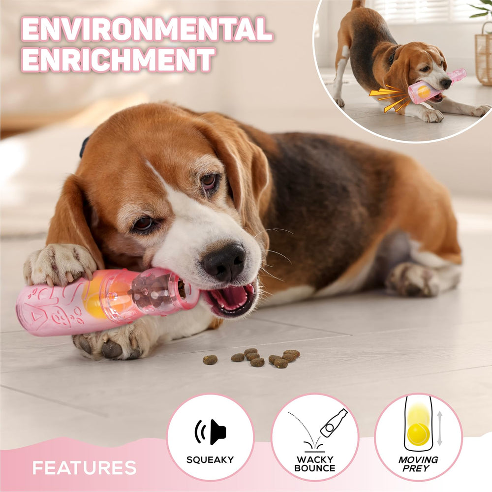 TagME dog toy with flexible TPR close-up for gentle teeth massage
