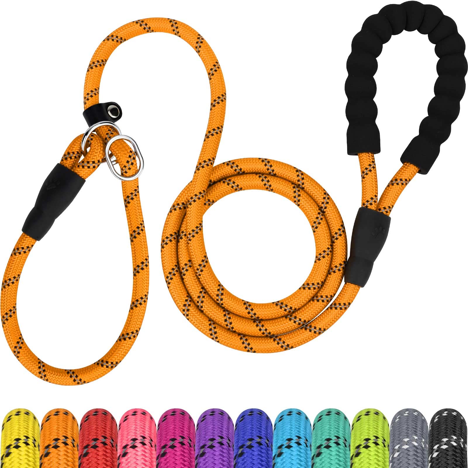 TagME slip-lead-6ft sturdy rope for daily dog walks and training.