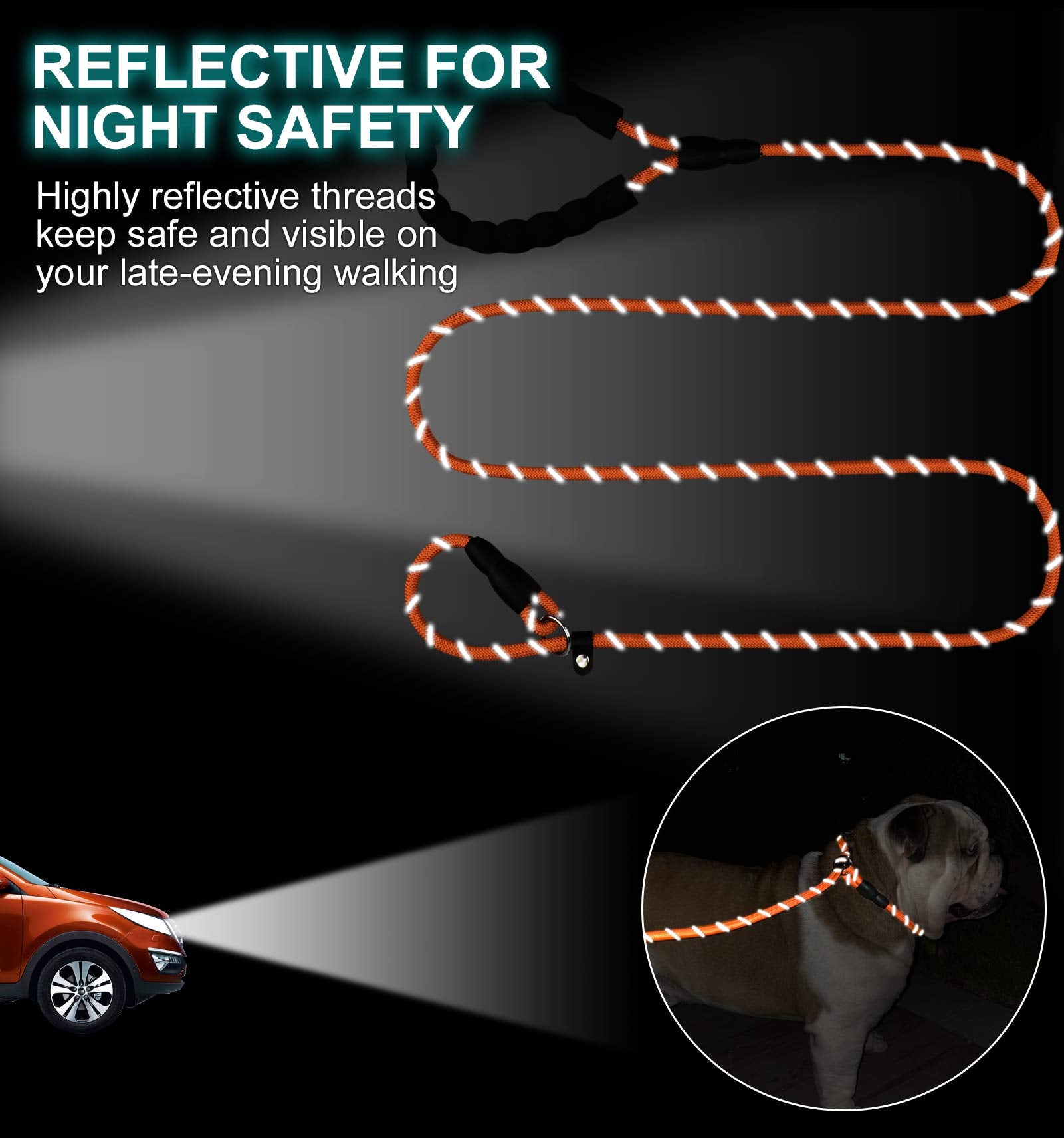 TagME slip-lead-no-pull-design helps manage pullers during training.