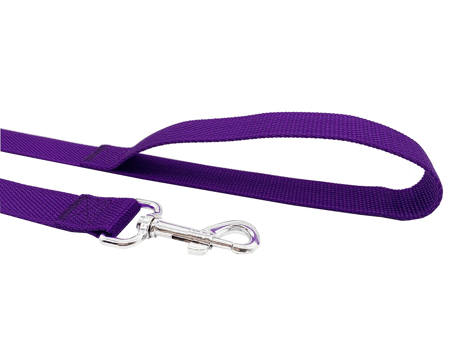 TAIDA nylon dog leash, 4ft five-eighth-inch-wide, lightweight grip for urban strolls.
