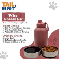 Tail Depot Snack Tank treat storage emphasizing crunchy snacks during adventures.