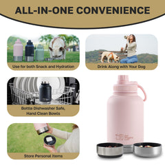 Tail Wagging Love bottle seal demonstrates spill-free versatility during travel.