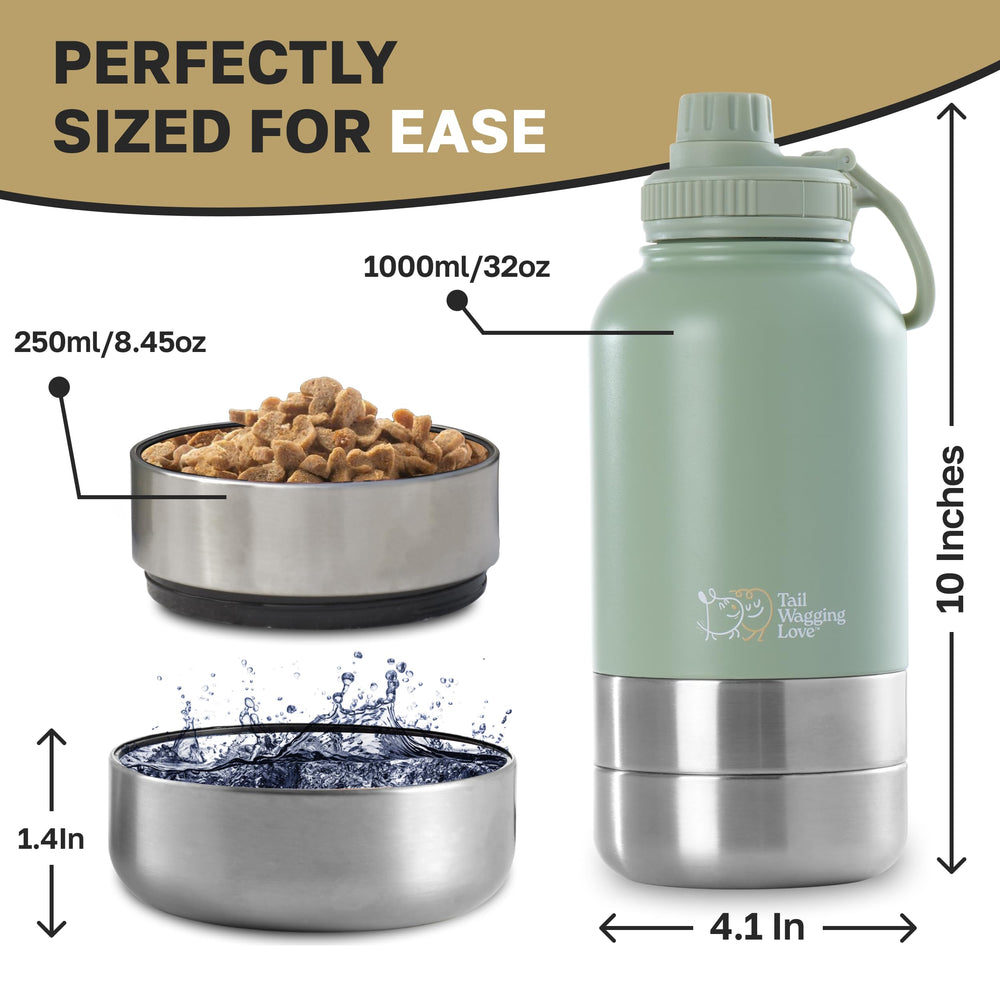 Tail Wagging Love easy-clean design supports quick cleanup after adventures.