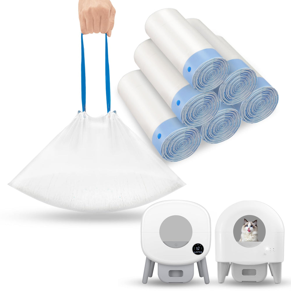 TAILRYTH drawstring closure litter bag for quick sealing and odor control