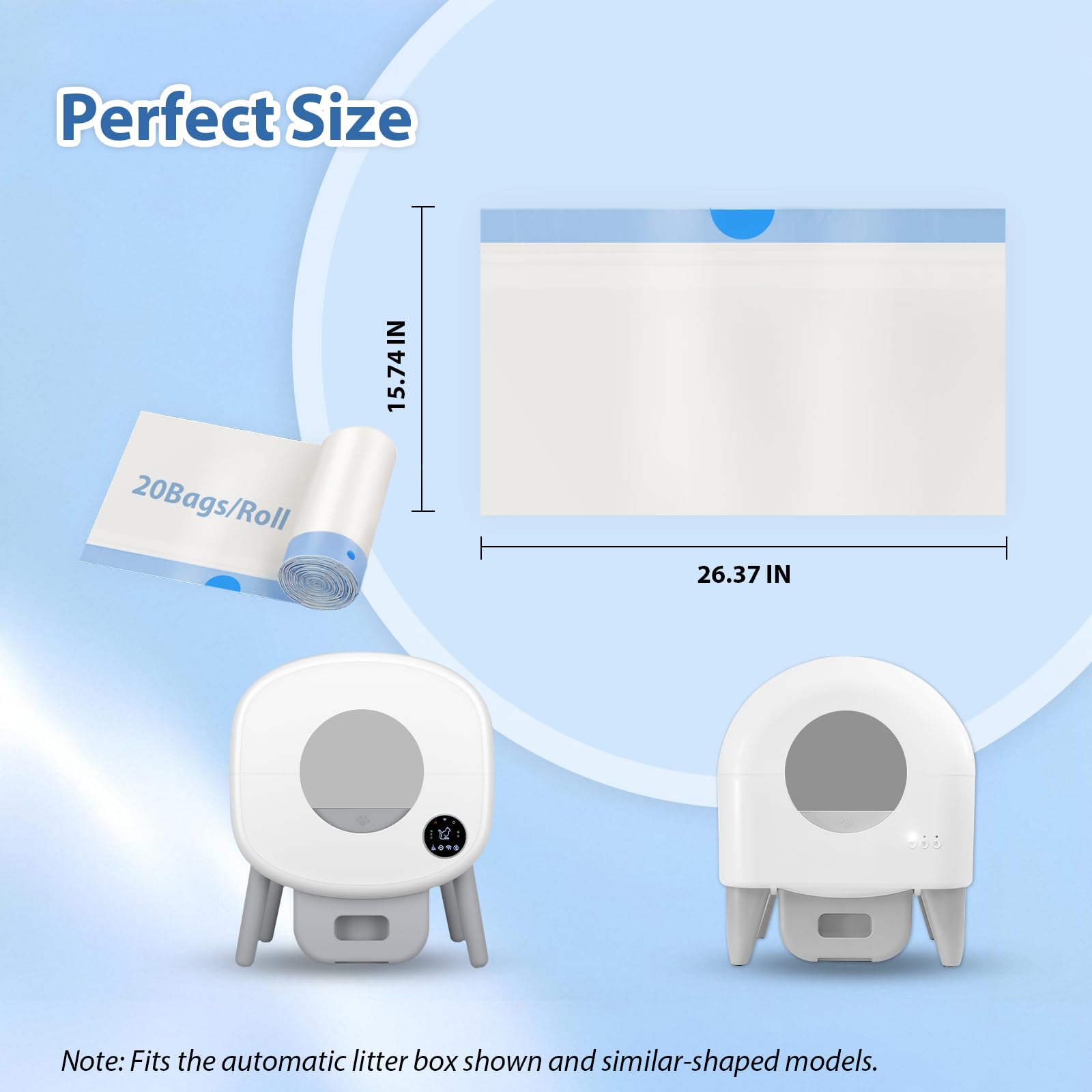 TAILRYTH tear-resistant HDPE litter bags durability for heavy waste