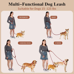 Tails & Tales tangle-free swivel design prevents leash tangling during busy park visits.
