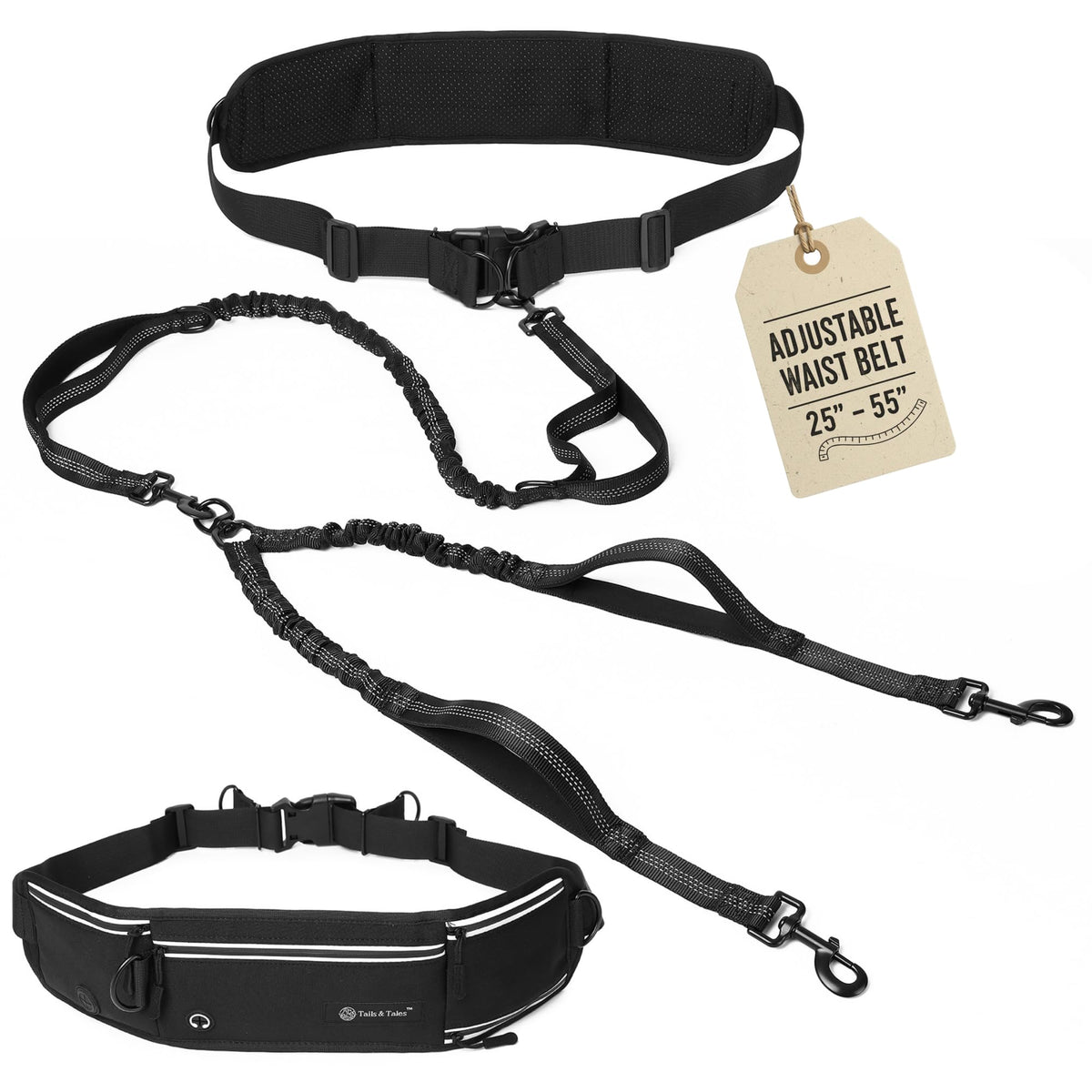 Tails & Tales hands-free leash heavy-duty construction for reliable walks