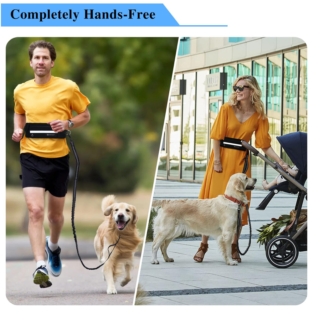 Tails & Tales hands-free waist leash crossbody wear mode for hands-free convenience.