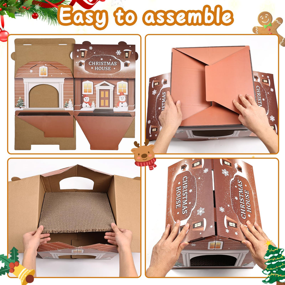 TailTastic cat house with dual entrances provides easy access for small cats.
