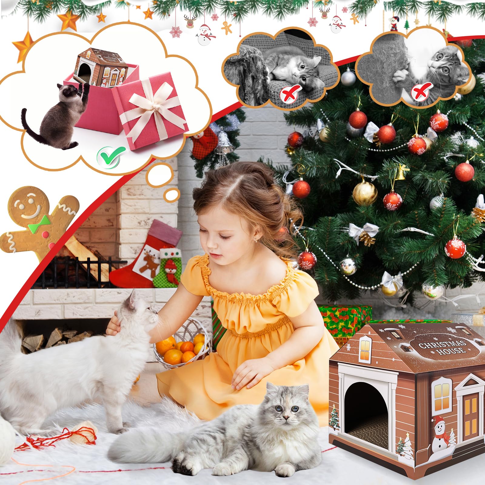 TailTastic honeycomb structure delivers durable, collapse-resistant cardboard for active pets.