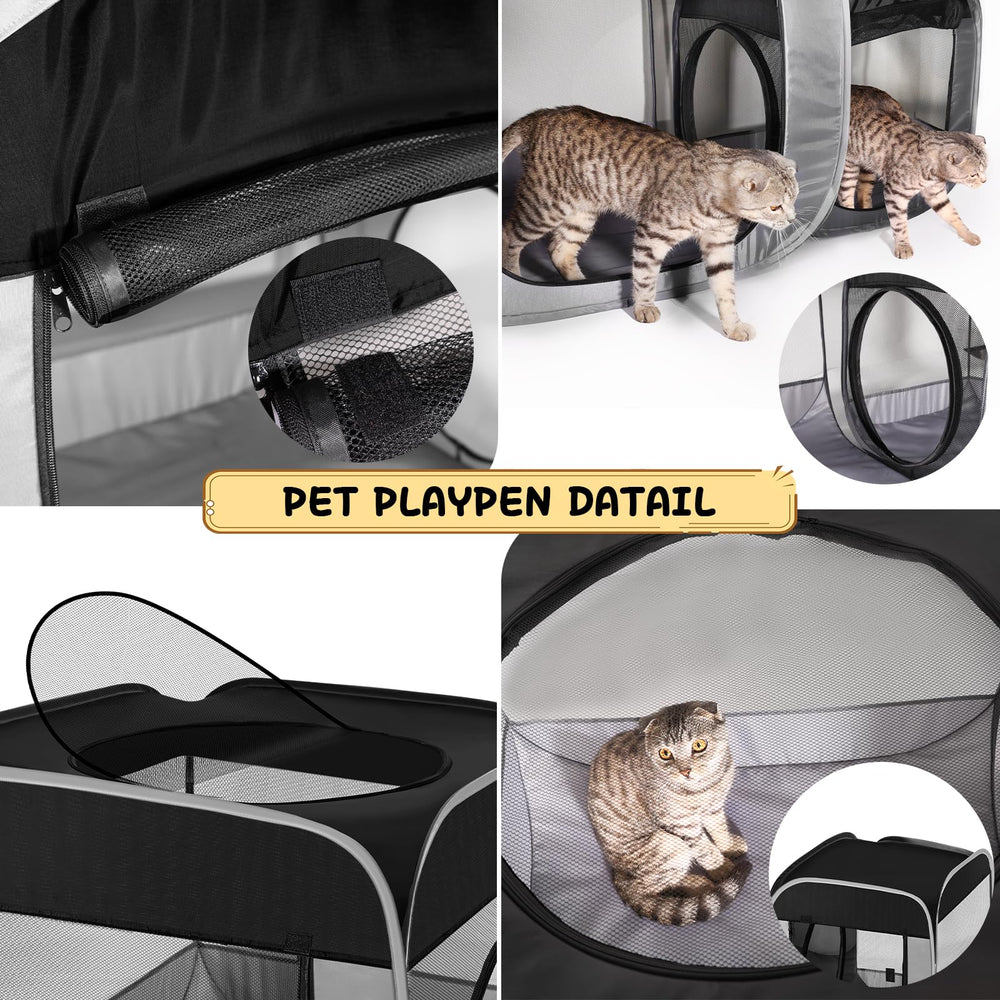 TailTastic breathable material in playpen promoting comfortable airflow