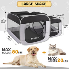 TailTastic large cat playpen designed for indoor-outdoor use, keeping pets secure