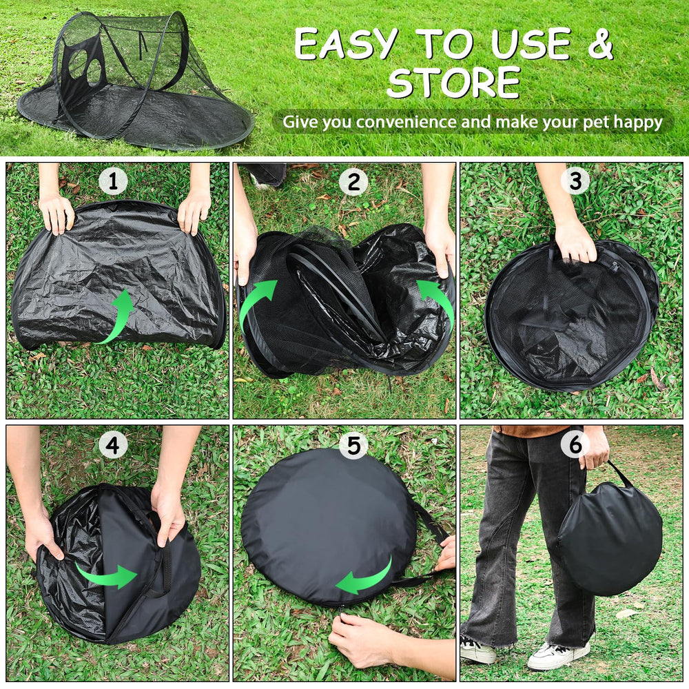 TailTastic outdoor cat tent bonus-jumping-cloth signals added play and enrichment.