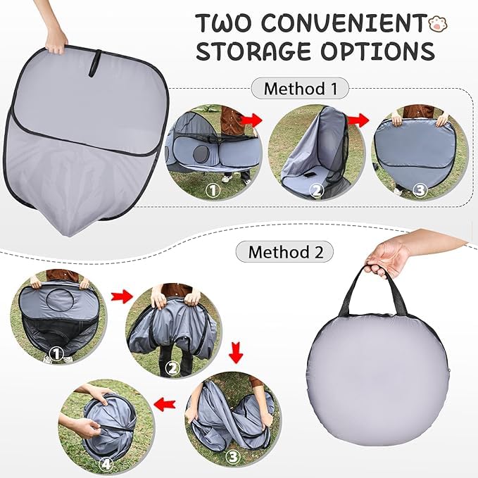 TailTastic playpen offers two size options for small animals.