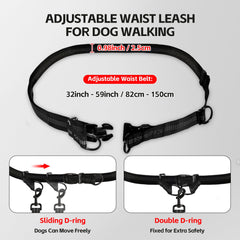 TAIMUTTAL dual padded handles provide secure control during sudden pulls