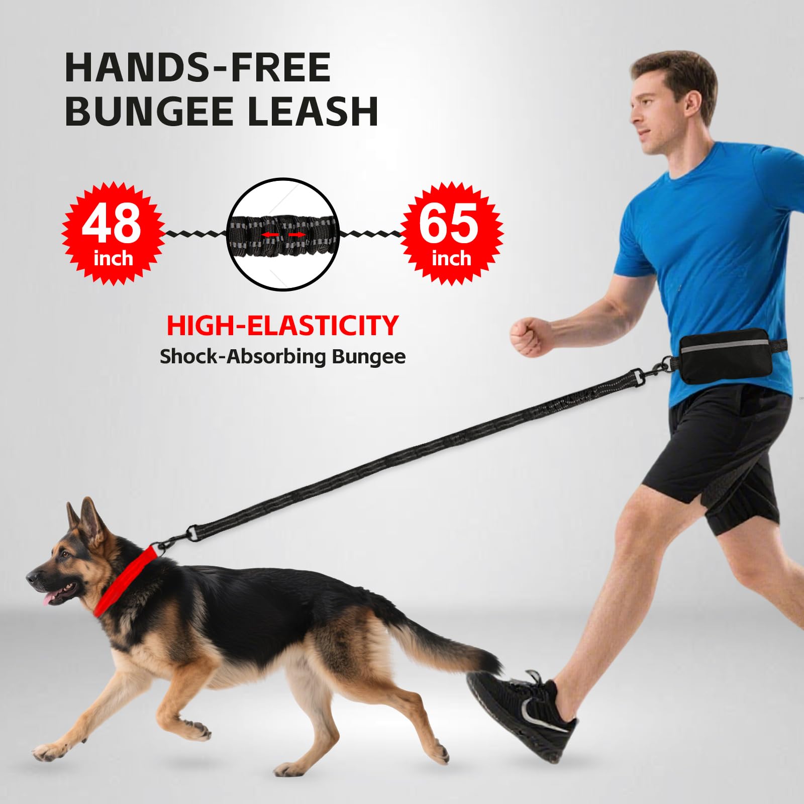 TAIMUTTAL reflective belt enhances visibility during dawn or dusk walks