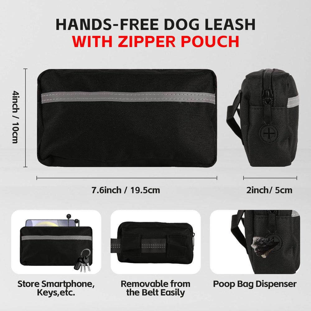 TAIMUTTAL detachable zipper pouch stores essentials like phone and keys