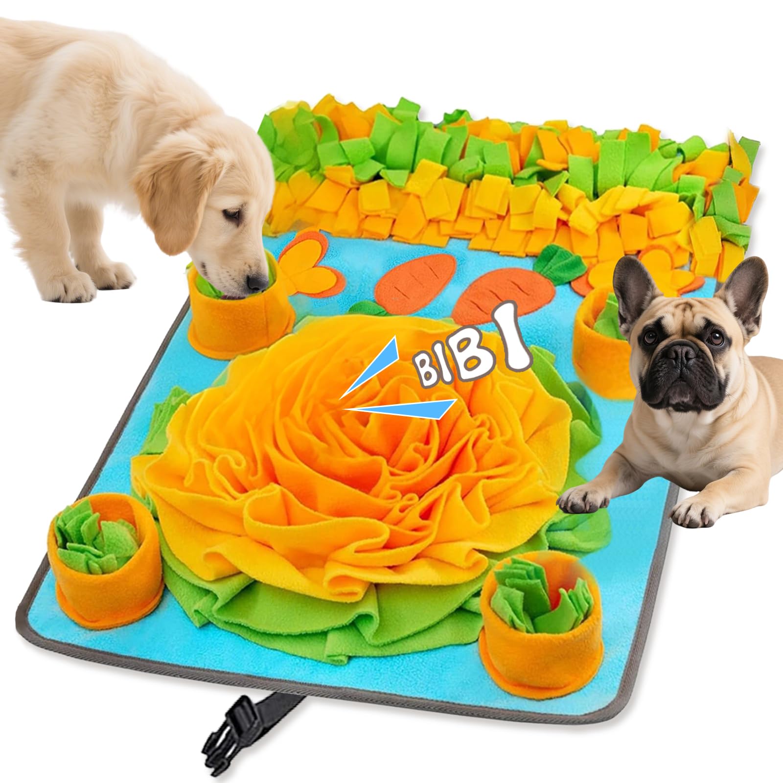 TAIMUTTAL snuffle mat 80cm for slow eating and enrichment.