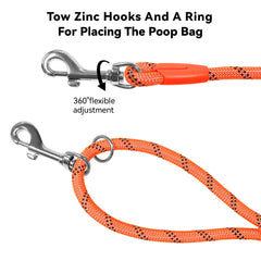 Tairro 30ft blue leash with 360 degree swivel to prevent tangling during training