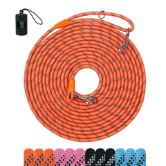 Tairro long dog training leash 6ft orange for secure training sessions