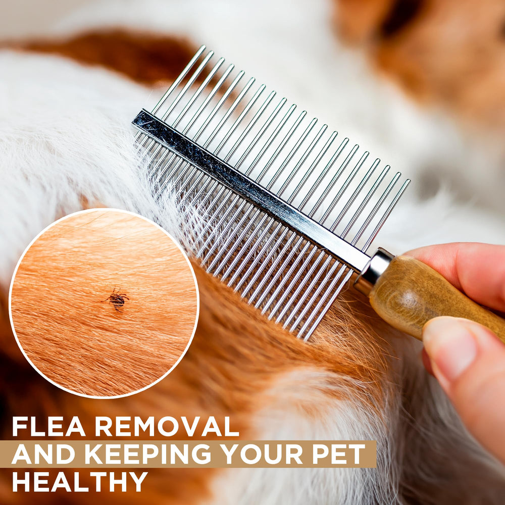 Takavu wooden handle detail showing comfortable grip during detangling