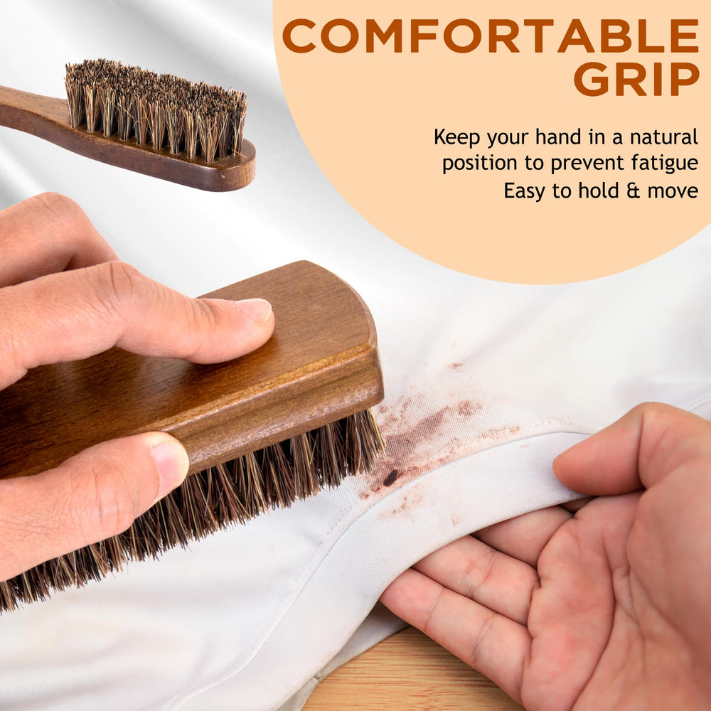TAKAVU two-size brush set closeup demonstrates reach and versatility for larger areas and tight spots.