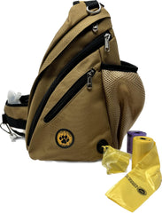 Talk to the Paw built-in poop bag dispenser keeps bags accessible