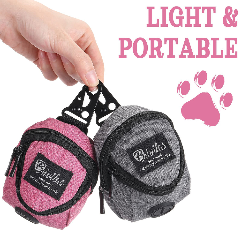 Talltalk leash attachment with metal clip adds secure on-the-go use.