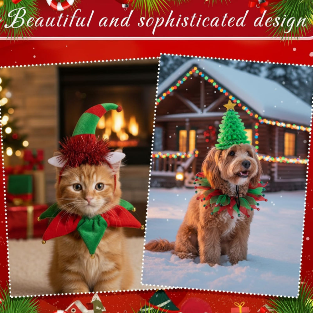 Talltalk pet costume group shot ideal for festive family photos