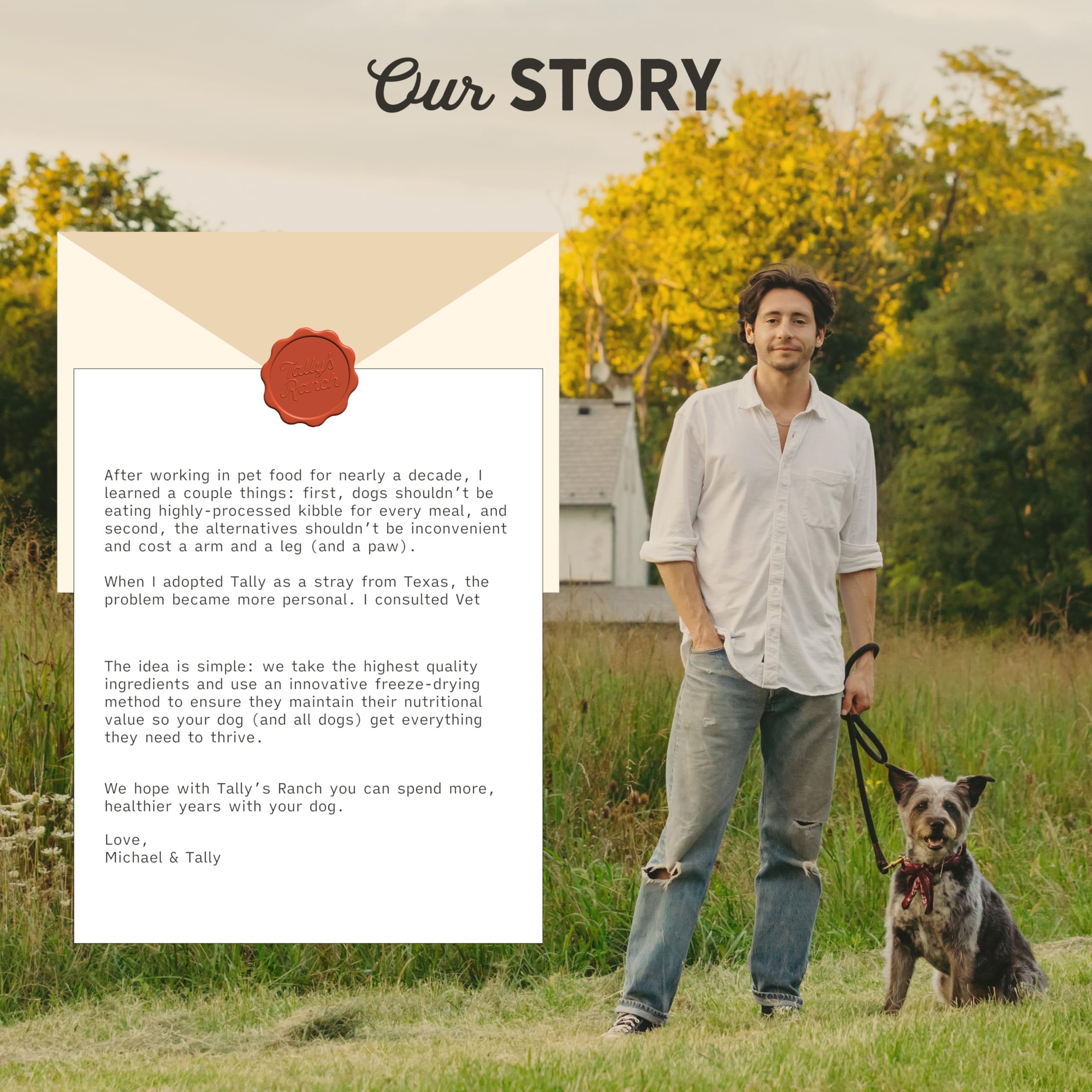 Tally's Ranch picky-eaters joy as dog eagerly eats