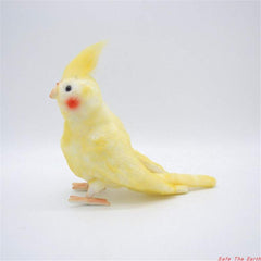 Tammyflyfly cockatiel plush fabric closeup highlighting durable soft texture